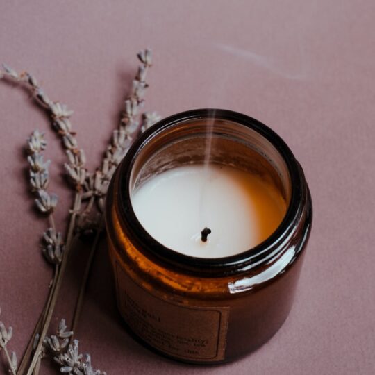 Lavender Scented Soy Wax Candle | Jar Candle